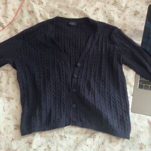 Small Blue Brandy Melville Cardigan